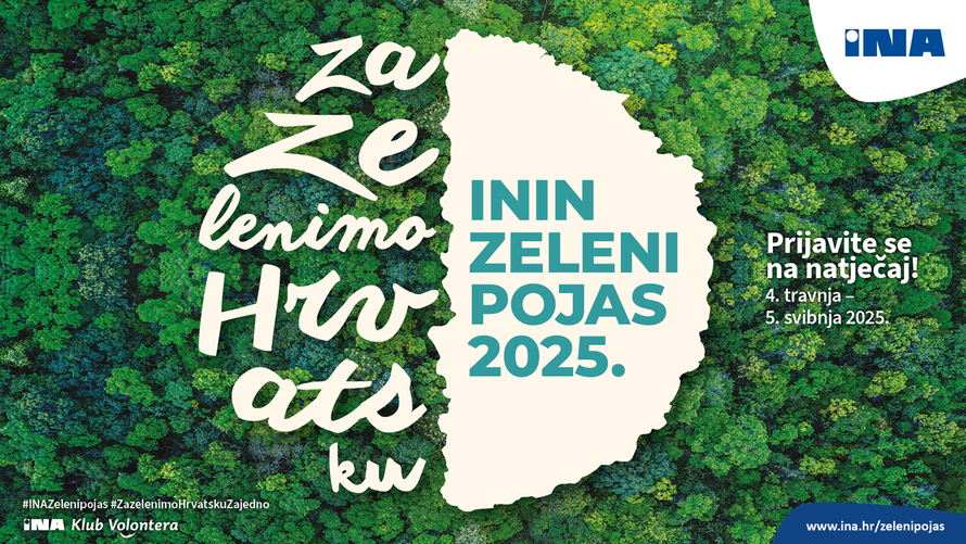 Počeo 12. Inin Zeleni pojas – Prijavite svoj projekt i zazelenite Hrvatsku!