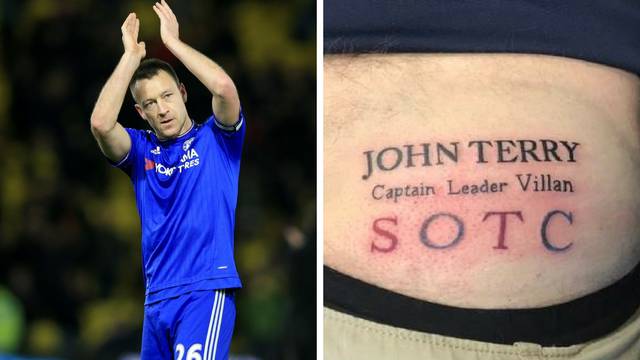 Navijač Aston Ville morao je tetovirati Terryja na stražnjicu