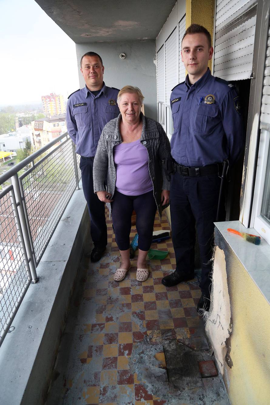 Policajci: Trčali smo na 9. kat i spasili život gospođi Katarini
