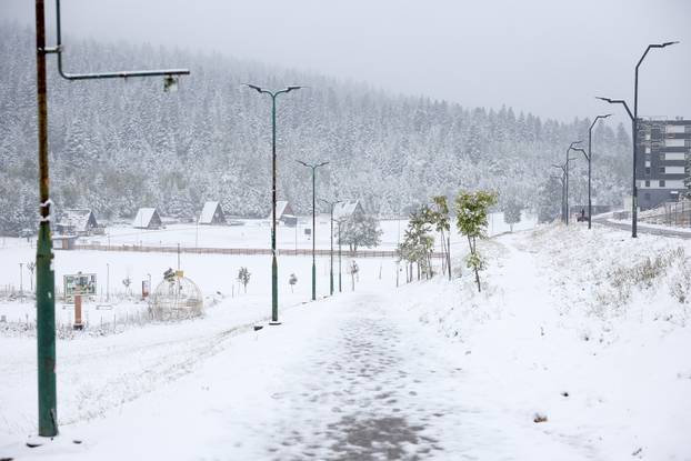 Prvi snijeg na planini Bjelašnici