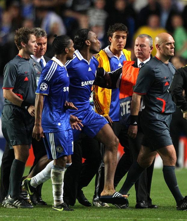 London: Champions League, semi -finals, Chelsea - Barcelona 