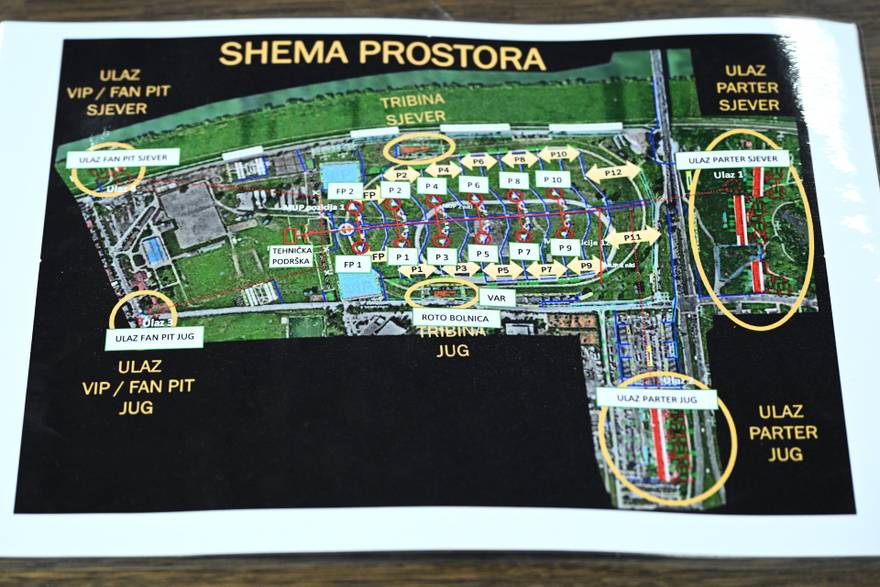 Zagreb: Obilazak Stožera za provedbu mjera sigurnosti povodom održavanja koncerta glazbenika Marka Perkovića Thompsona na prostoru Hipodroma