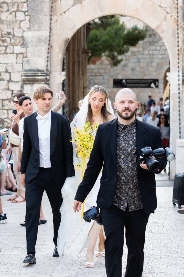 Vjenčanje Borne Sose i Ivone Šimunović u Dubrovniku
