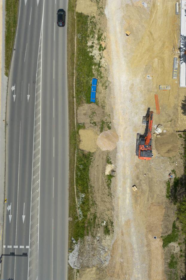 Zagreb: Radovi u Sarajevskoj snimljeni iz zraka