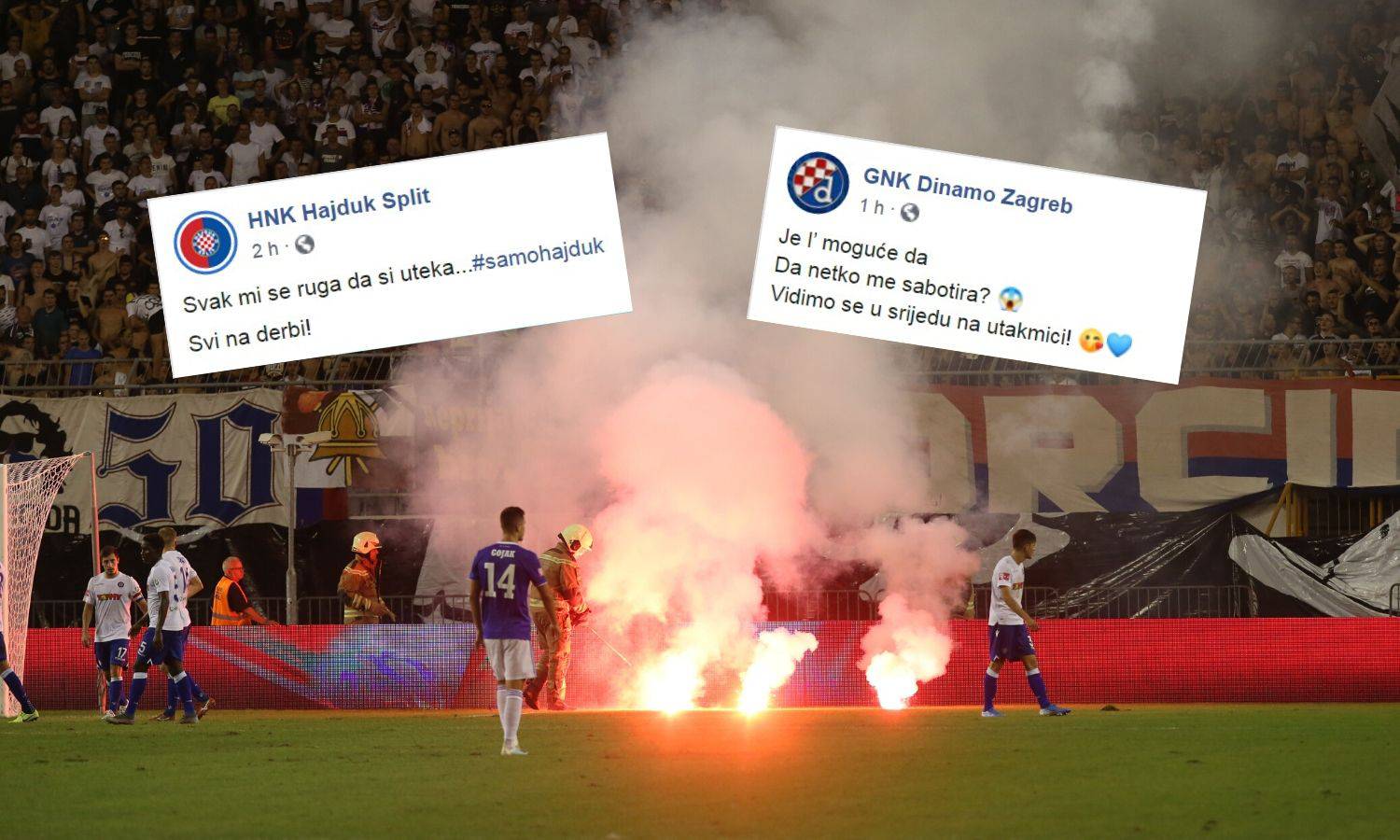 Hajduk: Svak mi se ruga da si uteka; Dinamo: Krivo je more!