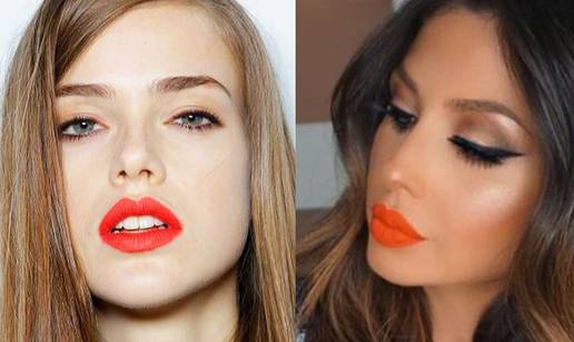 5 make-up stilova s narančastim ruževima za sunce na usnama