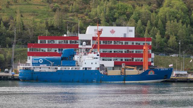 Ships that participated in the search for the OceanGate Expeditions submersible arrive at the port of St. John's