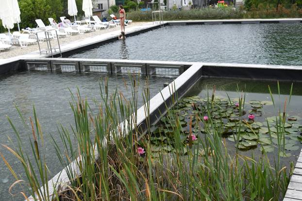 Čazma: Otvorena sezona kupanja na jedinom biološkom bazenu u Hrvatskoj