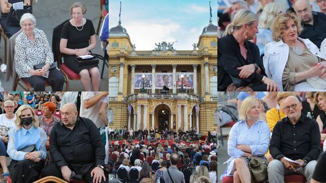 Poeziju i glazbu legendarnog Arsena Dedića ispred HNK došla su slušati mnoga poznata lica