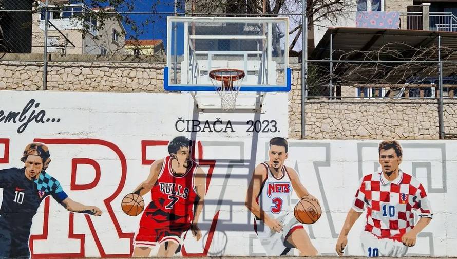 Grafiti majstor oslikao mural  velikanima hrvatskog sporta