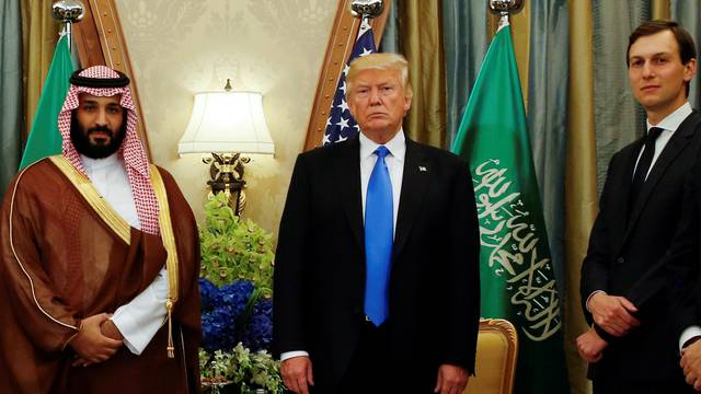 FILE PHOTO: U.S. President Trump meets with Saudi Arabia's Deputy Crown Prince Mohammed bin Salman in Riyadh