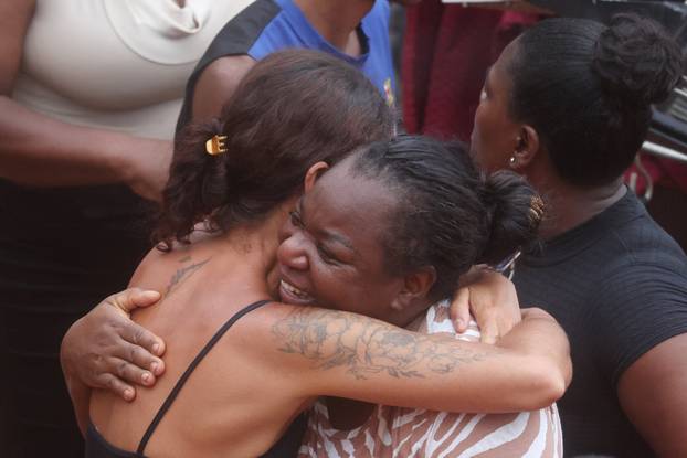 Aftermath of heavy rains in southeastern Brazil
