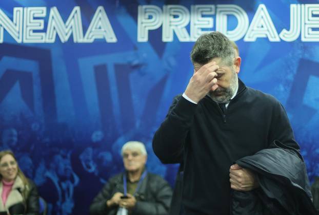 Zagreb: Konferencija za medije GNK Dinamo nakon utakmice protiv Celtica 