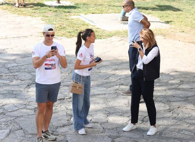 Američki bračni par Smith koji su proslavili hrvatski navijači posjetio Šibenik