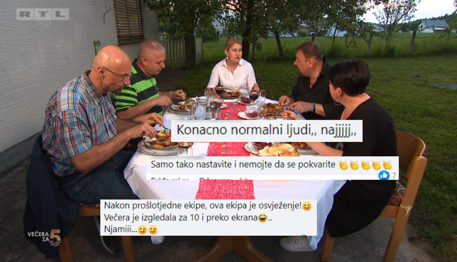 Još jedna 'Večera za 5 na selu' oduševila publiku: Konačno normalni ljudi, tako i nastavite