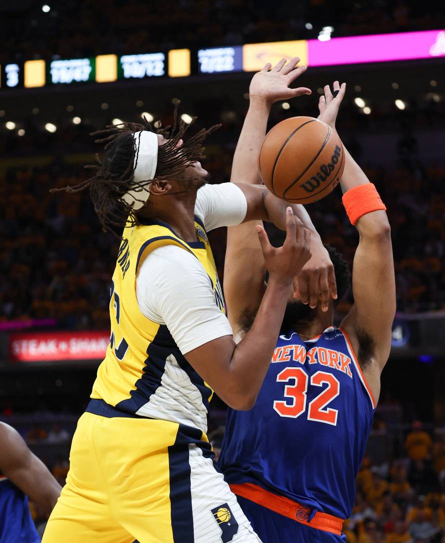 NBA: Playoffs-New York Knicks at Indiana Pacers