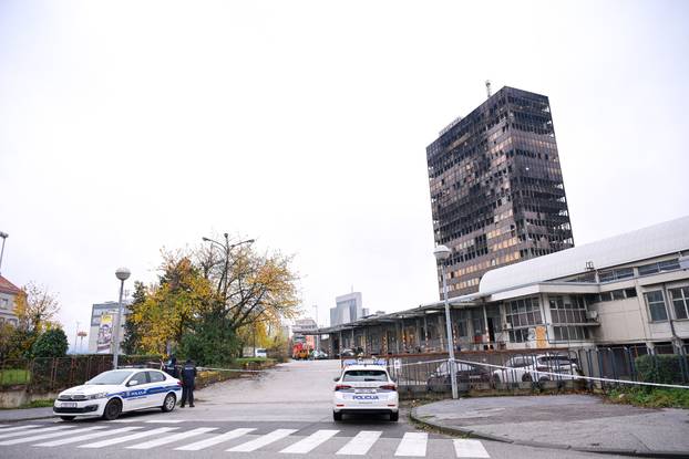 Zagreb: Vjesnikov neboder nakon požara 