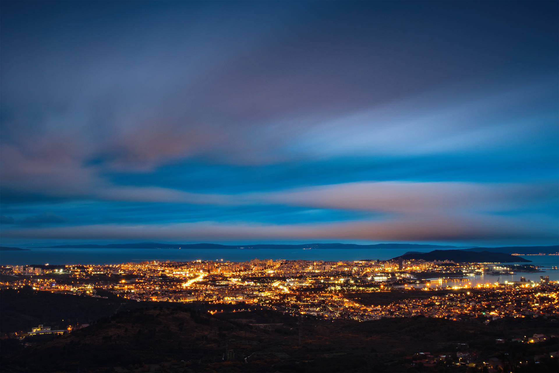 Panorama Splita nakon kiše