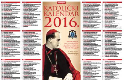 Večernji list svim čitateljima daruje katolički kalendar 2016.