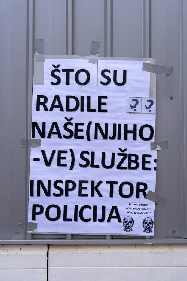 U Gospiću održan prosvjed radi odlaganja opasnog otpada 