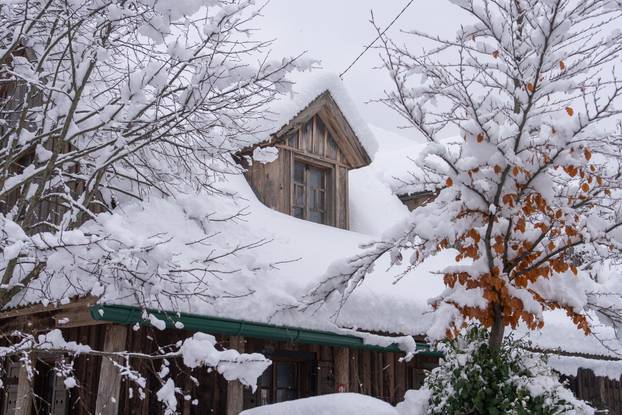 Zimska idila u selu Kuterevu 
