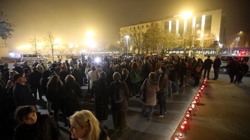 FOTO U Zagrebu održan skup sjećanja na Kristalnu noć