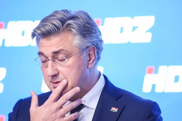 Zagreb: Andrej Plenković održao je konferenciju za medije nakon sjednice Predsjedništva HDZ-a