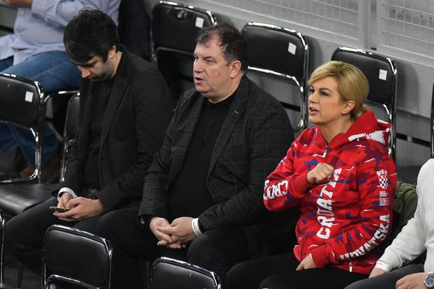 Varaždin: Jakov i Kolinda Grabar Kitarovič zajedno prate meč Davis Cupa