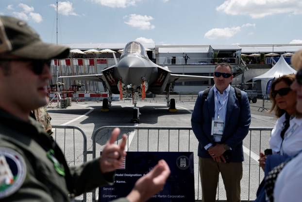 55th Paris Air Show at Le Bourget Airport near Paris