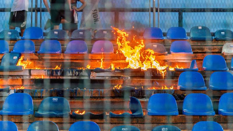 FOTO Pogledajte zgarište koje je ostavila Torcida u Varaždinu! 'Evo zašto toliko košta ulaznica'