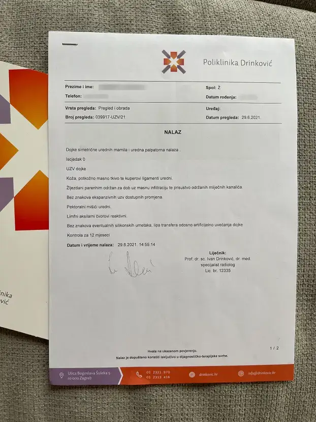 FOTO Bujnoj Slavonki ne vjeruju da ima prirodne grudi. Poslala je dokaz: 'Evo vam ultrazvuk!'