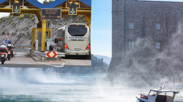 Na Jadranu moguća olujna bura, dijelovi ceste zatvoreni