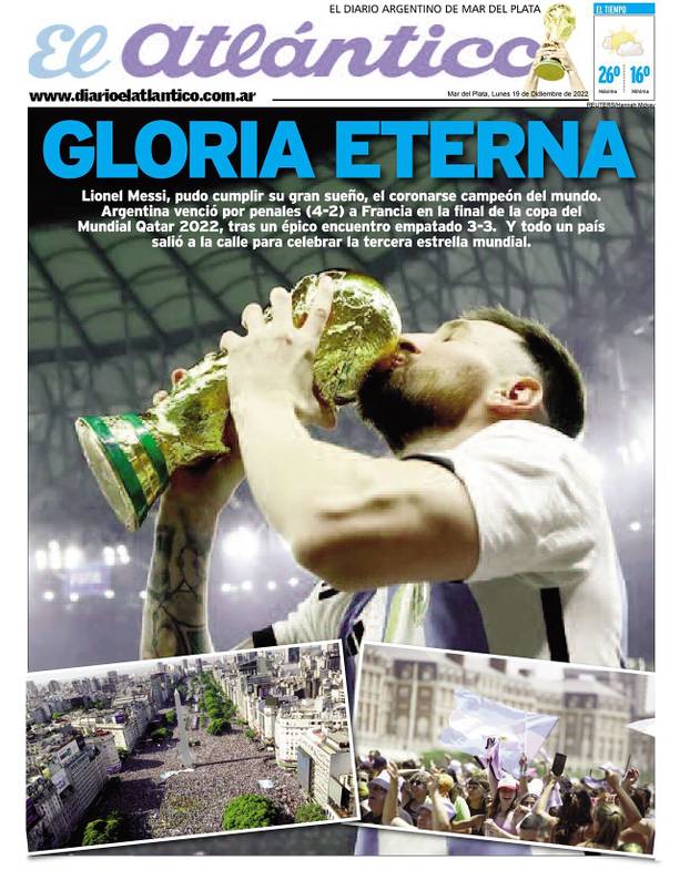 Pogledajte svjetske naslovnice: Nebeski Messi, najbolji ikada