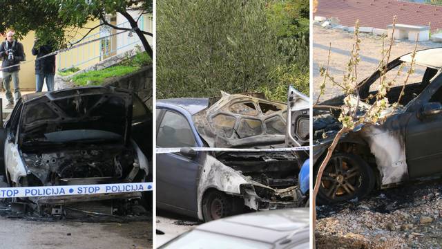 U Splitu je izgorjelo 18 auta: 'Dobio sam prekrasnu čestitku'