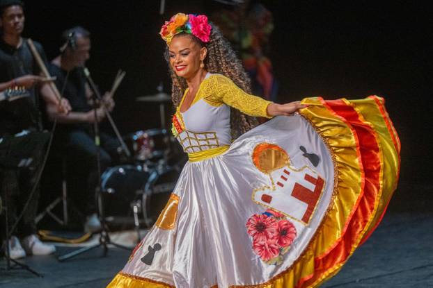 Zagreb: Nastup folklornih skupina u sklopu Međunarodne smotre folklora 