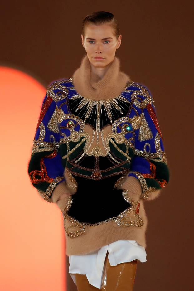 Balmain collection show at Paris Fashion Week