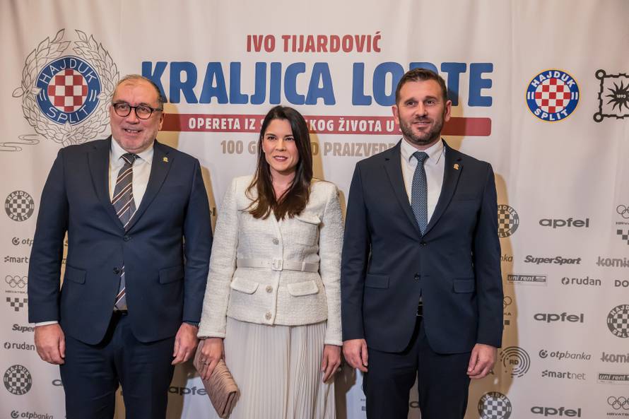 Split: Poznati na pretpremijeri operet "Kraljica lopte"