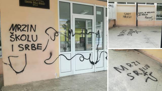 Policija uhitila mladiće koji su po Splitu pisali 'Mrzin Srbiju'