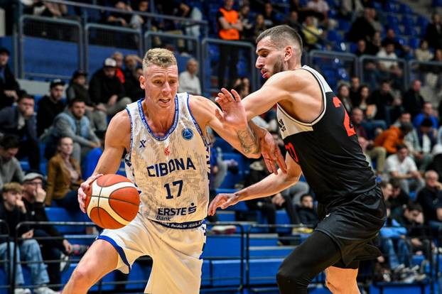 Zagreb: Utakmica 1. kola skupine J, FIBA Europa kupa, KK Cibona - BC Bashkimi