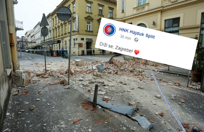Rivalstvo je nebitno, Hajduk poručio: 'Drži se, Zagrebe...'