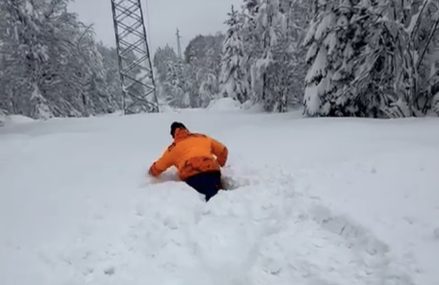 VIDEO Pogledajte kako se HEP-ovci probijaju do dalekovoda