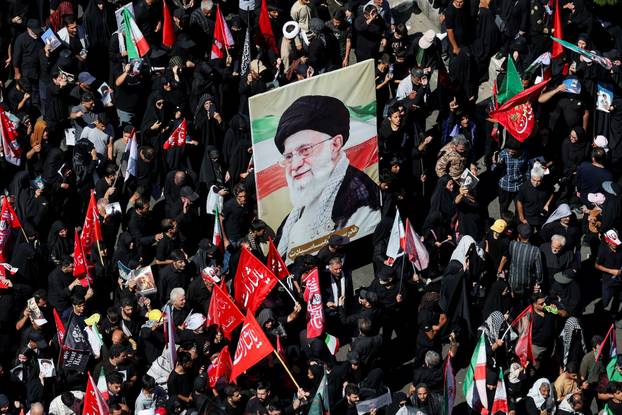 Burial of Iran's late Supreme Leader Ayatollah Ali Khamenei in Mashhad
