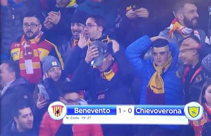 Navijači u suzama i nevjerici! Benevento je prvi put pobijedio