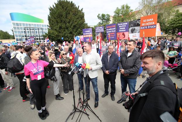 Zagreb: Mislav Herman sudjelovao je u Hodu za zivot