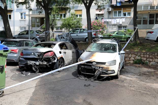 Rijeka: Vozila izgorjela u po&zcaron;aru
