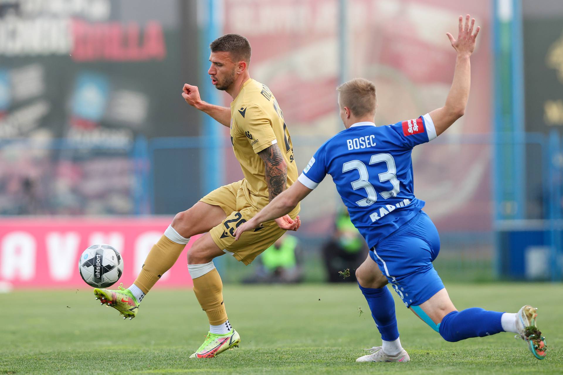 Slaven Belupo i Hajduk sastali se u polufinalu SuperSport Hrvatskog nogometnog kupa