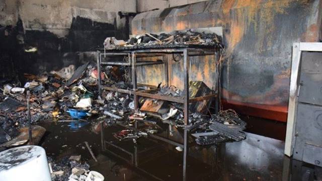 Muškarac završio u bolnici, iskra u radionici izazvala požar