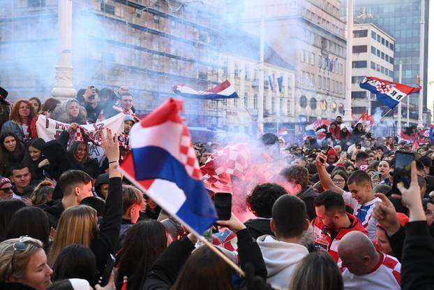 Zagreb: Svečani doček rukometaša nakon osvojenog srebra na Svjetskom prvenstvu