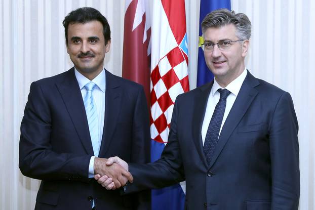 Zagreb: PlenkoviÄ primio Å¡eika Tamima bin Hamada bin Khalifa Al Thanija, emira DrÅ¾ave Katar