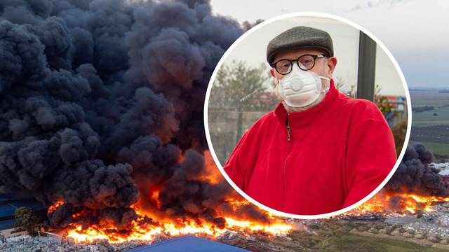 Evo kako se zaštititi od dima koji je obavio Osijek: Ukoliko izlazite, nosite posebne maske